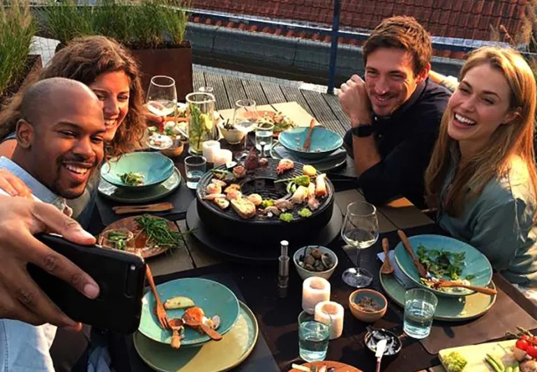 Plancha grill de table Tabl'O (Plancha avec pince )
