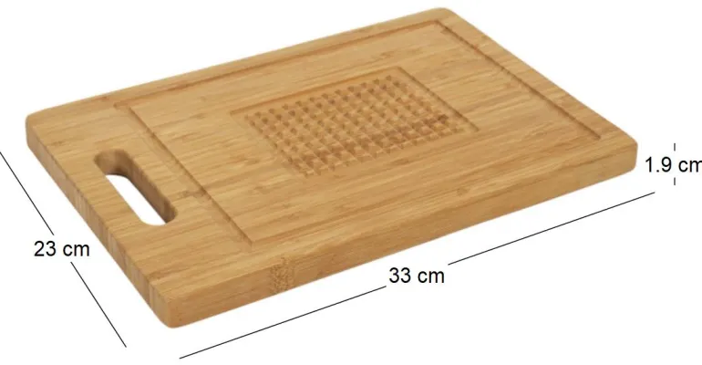 Planche à découper avec empiècement de découpe
