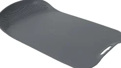 Planche à découper en polypropylène avec passoire intégrée (Gris)
