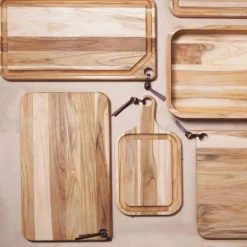 Planche à découper en teck Kitchen 33 x 20 x 1.8 cm