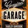 Plaque décorative en métal en relief 40 x 60 cm (Harley Davidson Garage)