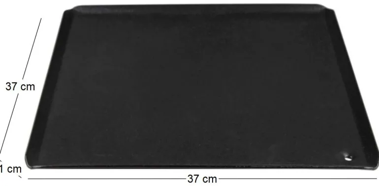 Plaque de cuisson en acier émaillé Piastra