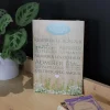 Plaque en bois Règles du jardin 20 x 30 cm