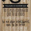 Plaque murale citation pour enfant (Garçon)
