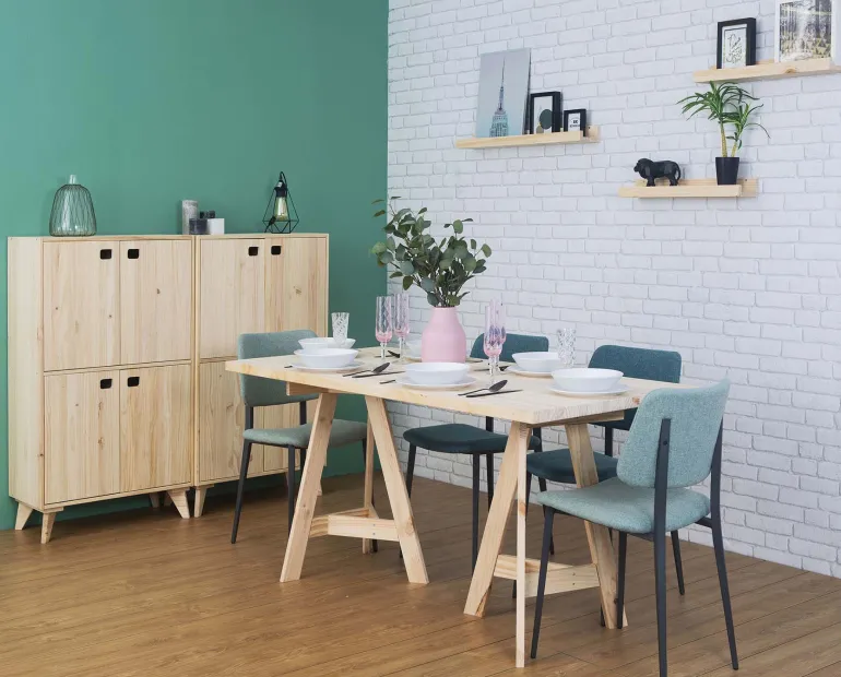 Plateau de table en pin 160 x 80 cm Kit Line