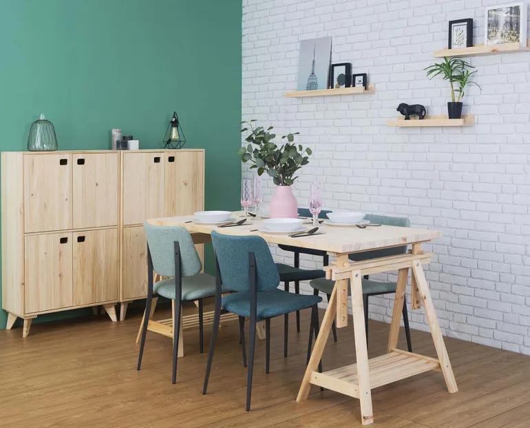 Plateau de table en pin 160 x 80 cm Kit Line