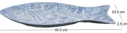 Plateau en fer Poisson