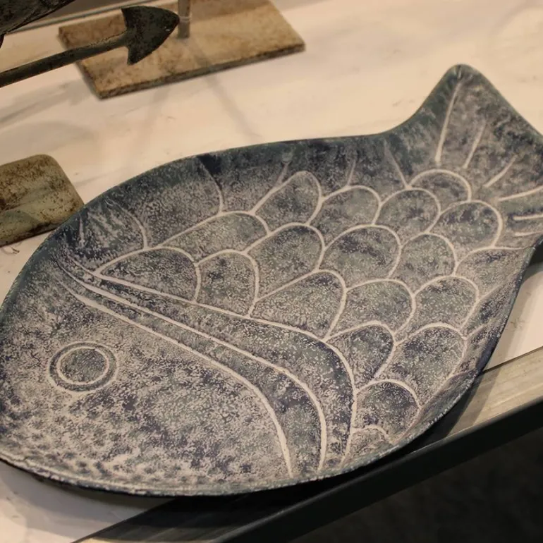 Plateau en fer Poisson