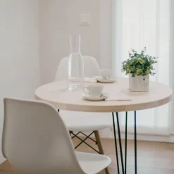 Plateau rond en pin 75 cm (Épaisseur 3 cm)