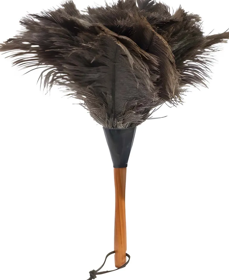 Plumeau en plumes d'autruche (35 cm)