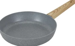 Poele en aluminium forgé manche effet bois (20 cm)