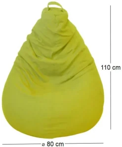 Poire d'intérieur en coton Salsa (Anis)