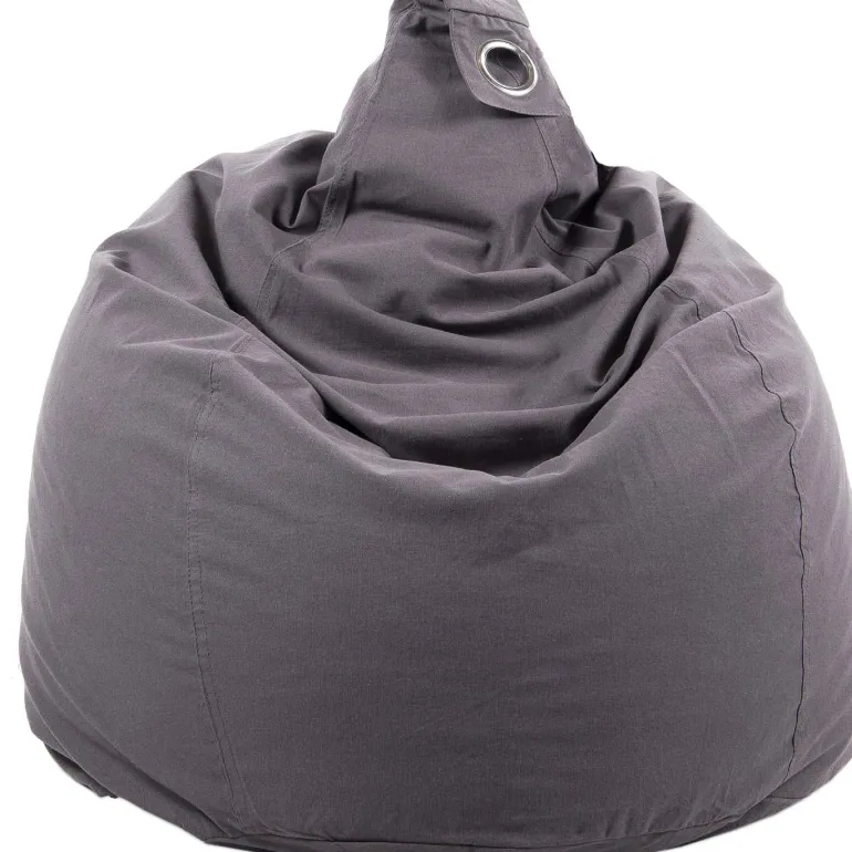 Poire en coton déhoussable Flo (Gris Anthracite)