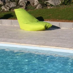 Poire intérieur extérieur en polyester Luna (Vert anis)