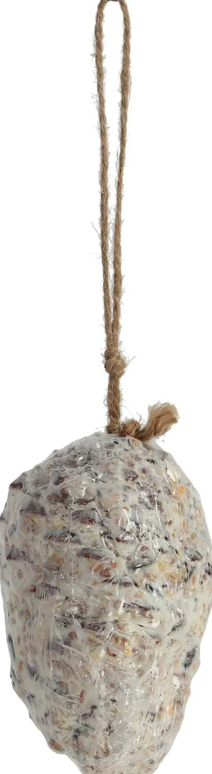 Pomme de pin fourrée de graines et graisse pour oiseaux (Lot de 2)