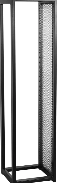 Porte-bûches design vertical en acier 120 cm