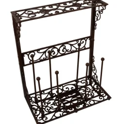 Porte bottes de jardin en fonte (4 paires)