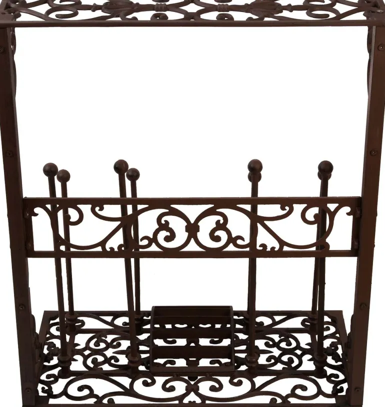 Porte bottes de jardin en fonte (4 paires)