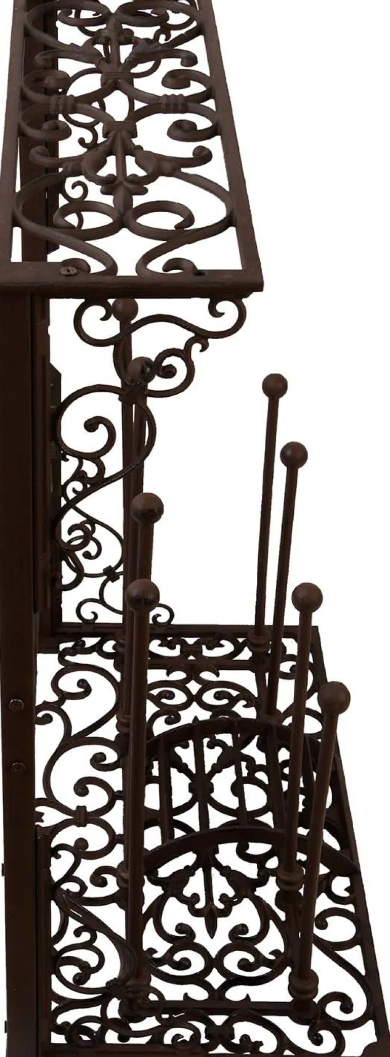 Porte bottes de jardin en fonte (4 paires)