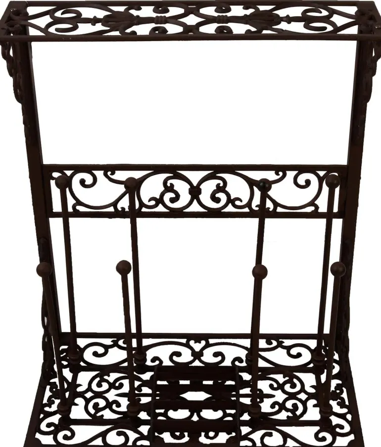 Porte bottes de jardin en fonte (4 paires)