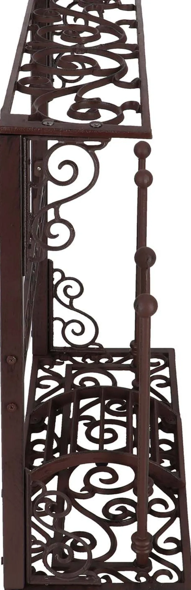 Porte bottes de jardin en fonte (2 paires)