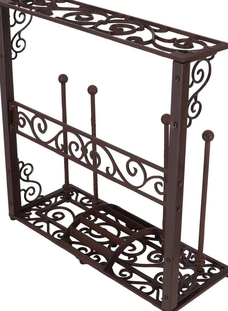 Porte bottes de jardin en fonte (2 paires)