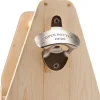 Porte-bouteilles en bois avec décapsuleur
