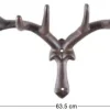 Porte manteau en fonte Cerf
