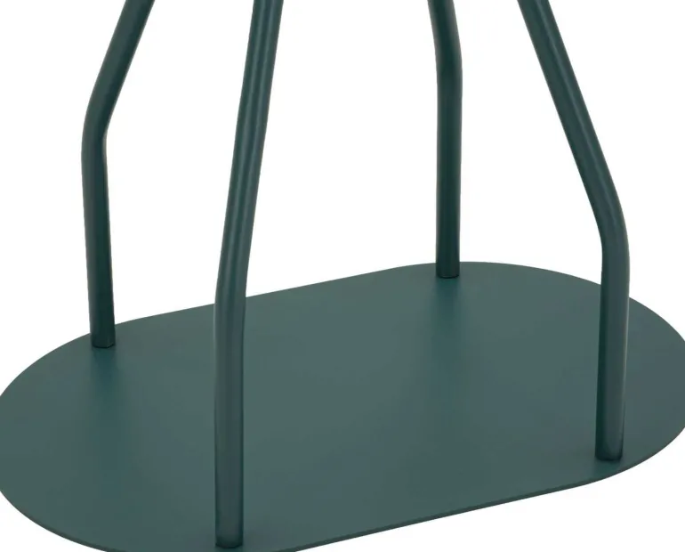 Porte manteaux en métal Saturn 45 x 28 x 178 cm (Vert)