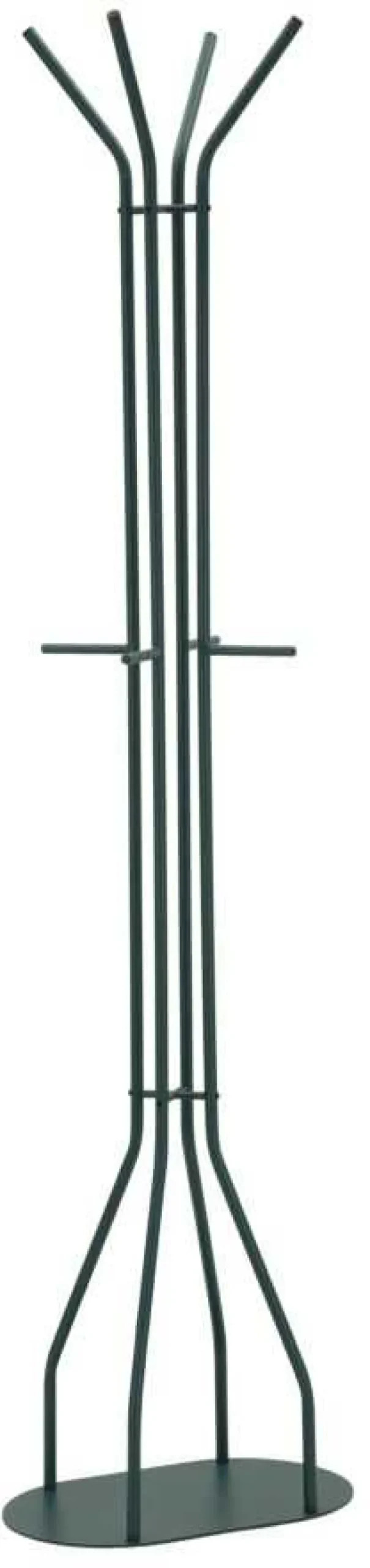 Porte manteaux en métal Saturn 45 x 28 x 178 cm (Vert)