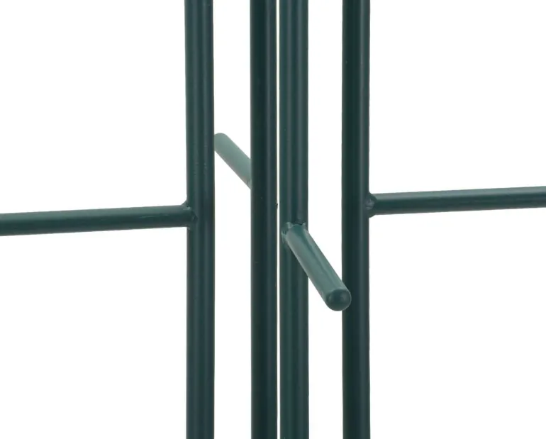 Porte manteaux en métal Saturn 45 x 28 x 178 cm (Vert)