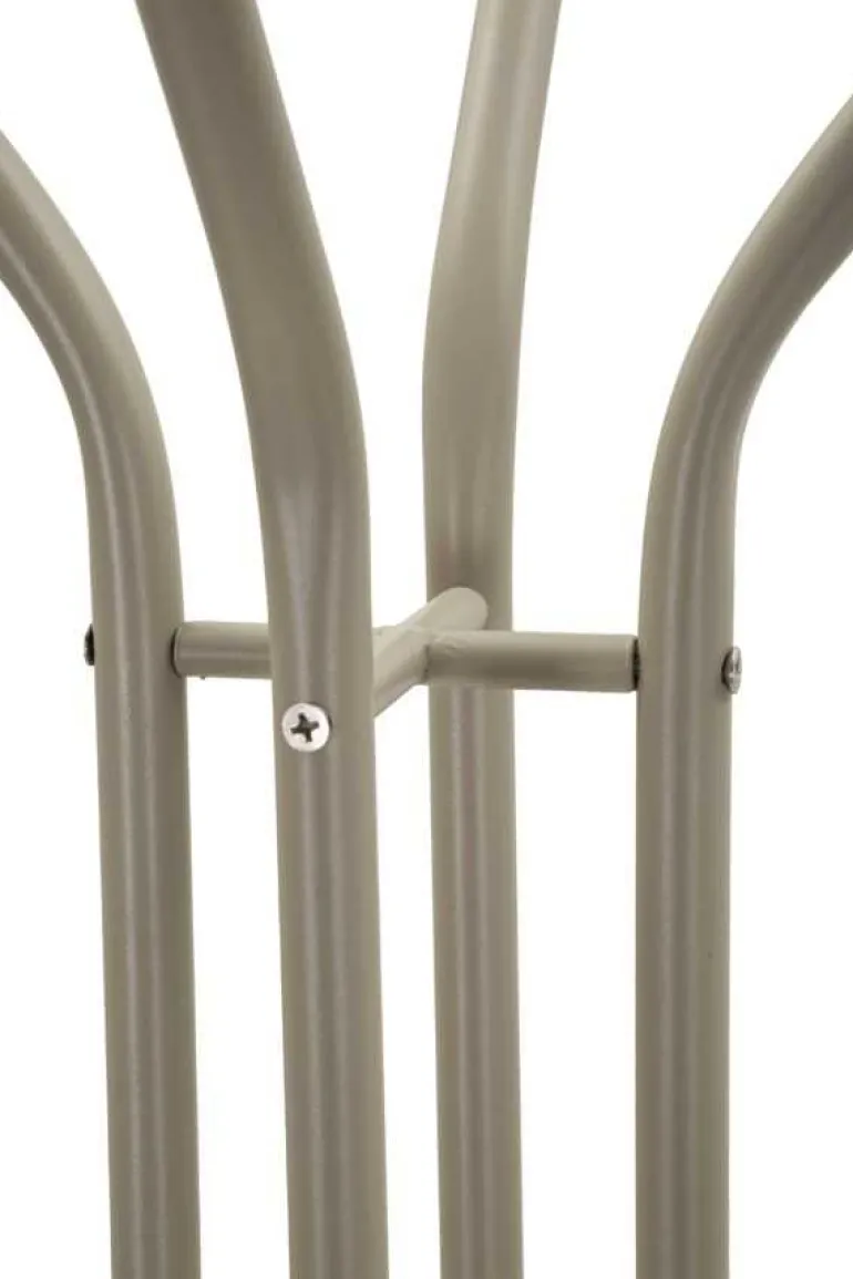 Porte manteaux en métal Saturn 45 x 28 x 178 cm (Gris)