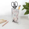 Porte photo avec vase ou porte crayons intégré Optic (Transparent)