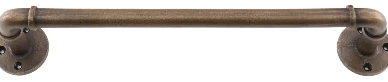 Porte-serviette en fer Antique 30 cm (Doré)