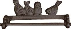 Porte torchon en fonte oiseaux