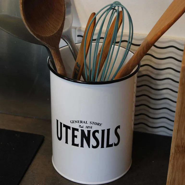 Porte-ustensiles en fer blanc General store