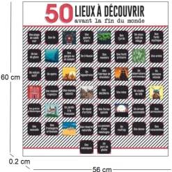 Poster 50 cases à découvrir (Lieux à découvrir)