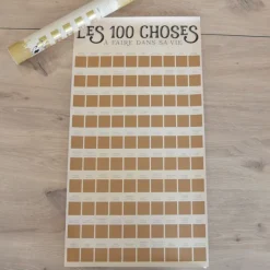 Poster à gratter (Les 100 choses à faire dans sa vie)
