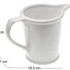 Pot à lait en porcelaine 500 ml