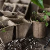 Pots de plantation bio sans tourbe (80 pots - 6 cm - carrés)