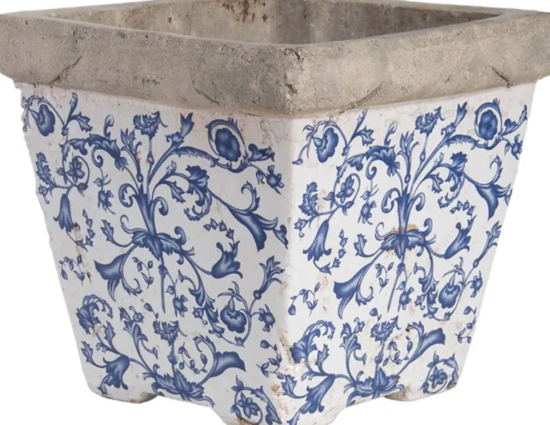 Pots en céramique patiné (Lot de 3)