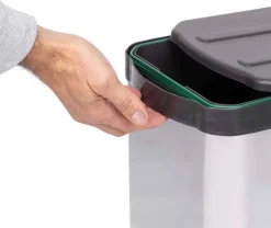 Poubelle de recyclage extraction manuelle 2 bacs 12 litres Recycle