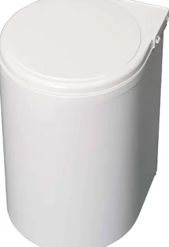 Poubelle de recyclage à fixation sur porte 13 litres (Blanc)