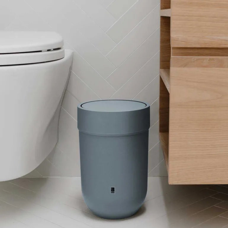 Poubelle de salle de bain avec couvercle rotatif 6 litres Touch