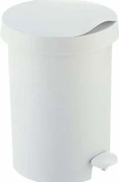 Poubelle à pédale 5L Zodiac (Blanc)