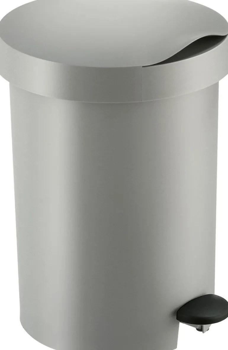 Poubelle à pédale 5L Zodiac (Gris)