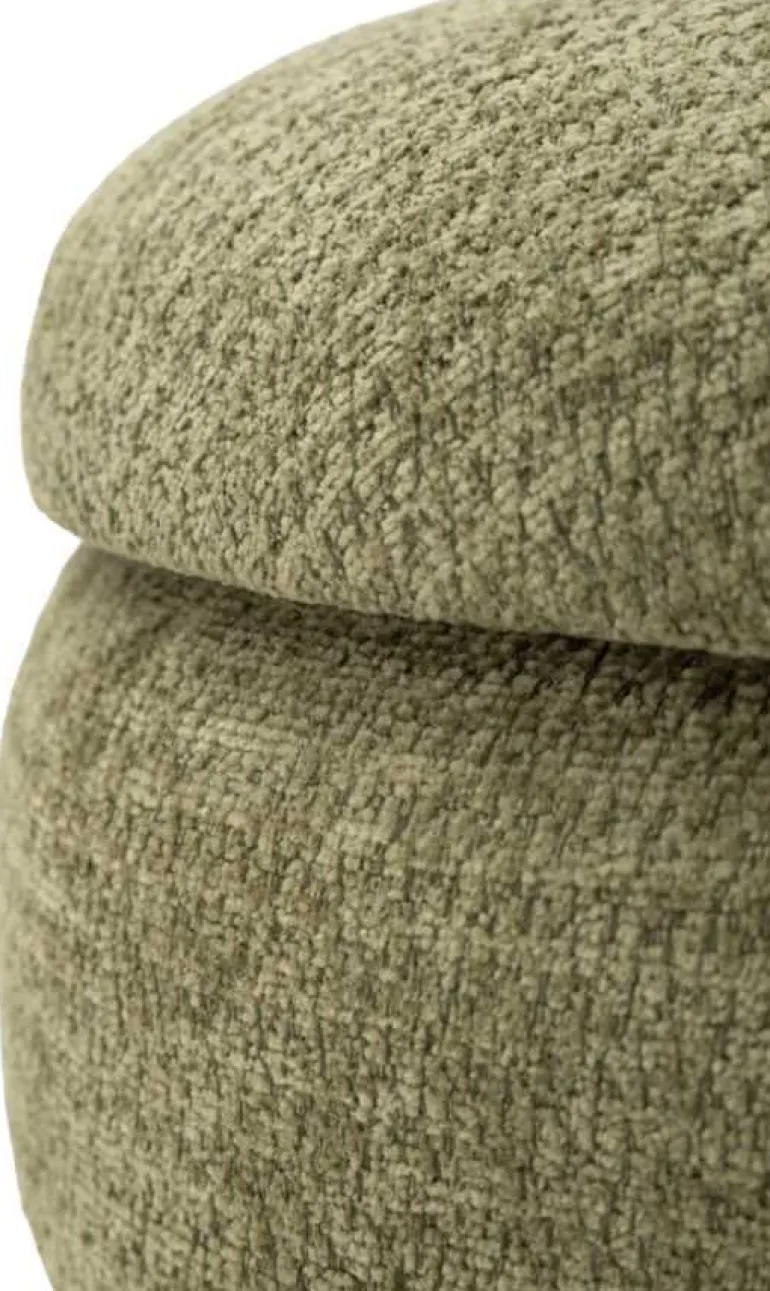 Pouf en tissu 2 en 1 Nordic (Set de 2) (Vert)