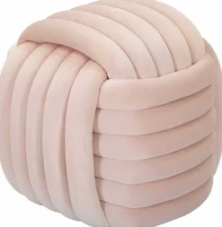 Pouf en tissu Softy 45 x 45 x 45 cm (Rose)