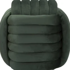 Pouf en tissu Softy 45 x 45 x 45 cm (Vert)