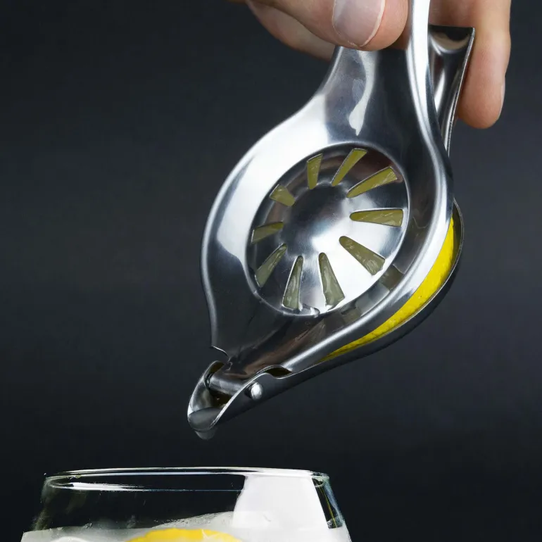 Presse citron en inox 12 cm